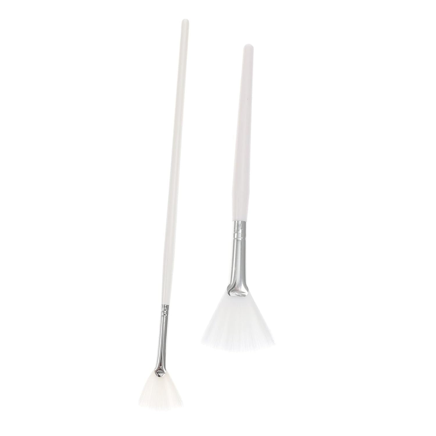 2Pcs Facial Mask Applicator Brush Dual-Sided Tools for Smooth Application of Skincare and Beauty Products Easy to Clean Durable Bristles for All Face Shapes