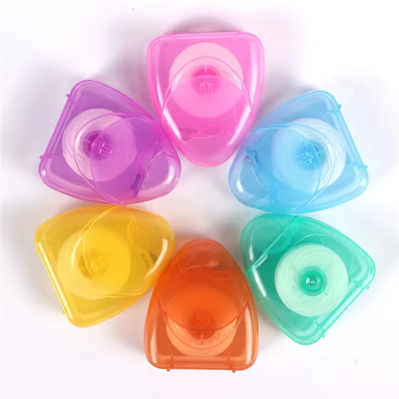 50M Micro Wax Peppermint Flavor Dental Flosser Interdental Brush Teeth Stick Toothpicks Floss Pick Oral Hygiene Clean Wire